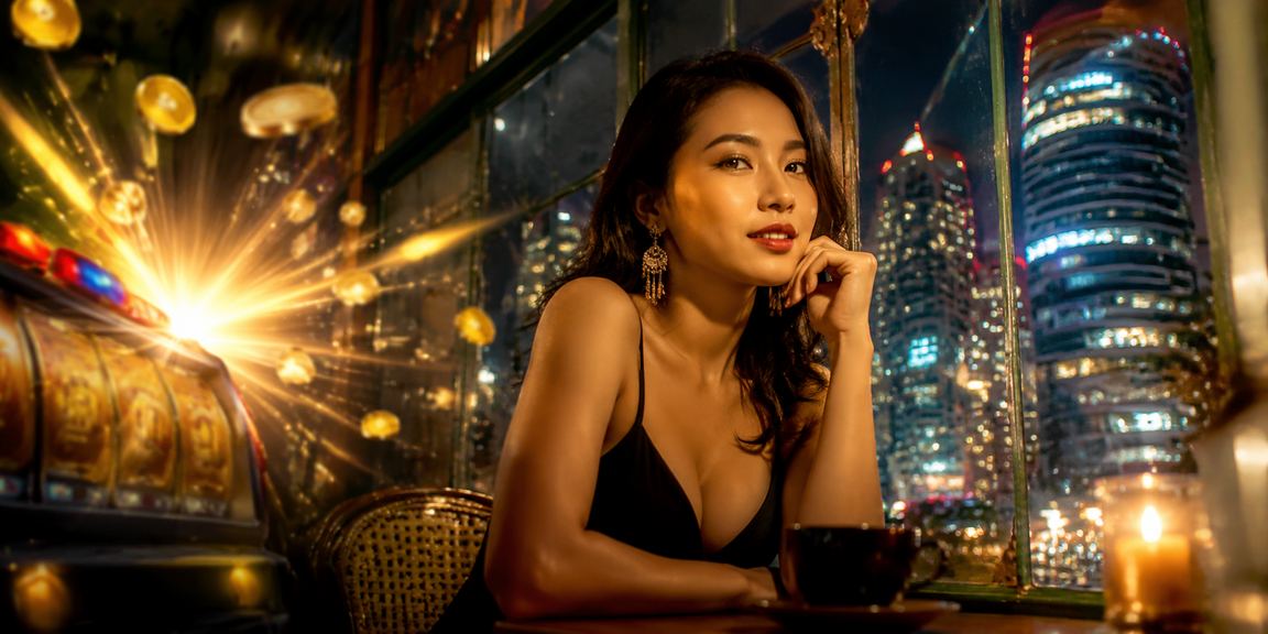 Người chơi tại Hà Nội trải nghiệm slot game jackpot tiến bộ bên tách cà phê buổi tối